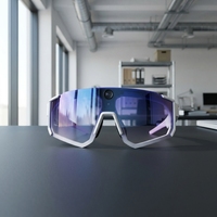 Gafas Inteligentes con IA para Ciclismo M95 de 8MP con Grabación de Fotos/Vídeos, Llamadas, Reproducción de Música, Control Táctil, Batería de 290mAh