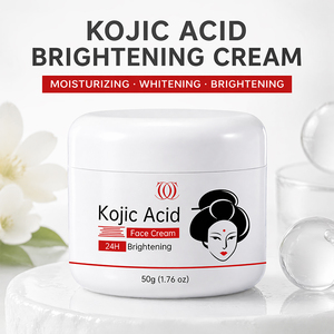 Produits de soin de la peau, crème pour le <span class=keywords><strong>visage</strong></span> à l'acide kojique 50g, niacinamide, collagène, éclaircissant, blanchissant, élimination des taches brunes, soin de la peau personnalisé OEM - Product Image 3