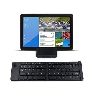 Stock Ergonomic Custom Ultra Slim Spanish Layout French Foldable Bluetooh <b>Keyboard</b> Portable <b>Keyboard</b> for Tablet Phone - Product Image 5