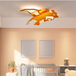 Lampe créative à LED avec télécommande et gradation pour chambre d'enfant, jardin d'enfants, <span class=keywords><strong>plafonnier</strong></span> de <span class=keywords><strong>dinosaure</strong></span> de dessin animé pour enfants - Product Image 2