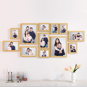 Vente en gros Cadre <span class=keywords><strong>photo</strong></span> en bois massif <span class=keywords><strong>Galerie</strong></span> murale de photos personnalisée pour décoration murale de style moderne pour la maison et le bureau - Product Image 2