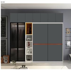 <span class=keywords><strong>Armario</strong></span> Moderno <span class=keywords><strong>Blanco</strong></span> de 3 <span class=keywords><strong>Puertas</strong></span> con Bisagras, Desmontable, Duradero, de Madera Maciza Laminada, Mueble de Dormitorio para Uso Doméstico o Hotelero - Product Image 1