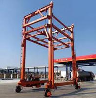 Grue mobile de port pour la grue de transporteur de chevauchement de pneu en caoutchouc de conteneur de béton préfabriqué de grand bateau