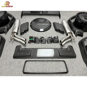 Kit de Carrocería Estilo B 2025, Kit de Carrocería de Fibra de Carbono Seca con Capó, Escape y Ruedas para G Wagon W465 W464 G500 G63 2019-2025 - Product Image 5