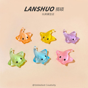 ของตกแต่งเรซิ่นรูปปลากระเบนจำลอง Lanshuo รูปทรงสัตว์แบบแม่เหล็กสำหรับตกแต่งตู้เย็น ซัมเมอร์ 2024 - Product Image 4