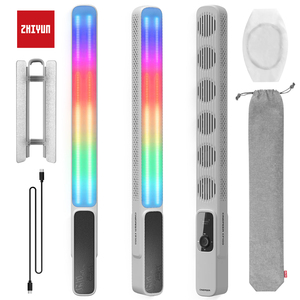 ZHIYUN CINEPEER CF100, Barra <span class=keywords><strong>de</strong></span> Luz LED RGB <span class=keywords><strong>de</strong></span> 100W, 2700K-6500K, Portátil, para Vlog, Transmisión en Vivo y Fotografía - Product Image 1