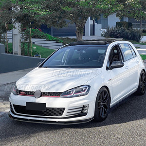 สปอยเลอร์กันชนหน้า ดิฟฟิวเซอร์กันชนหน้า ชุดแต่งกันชนหน้า สำหรับ VW Golf MK7 GTI Rline 2013-2016 ชุดแต่งรถยนต์ - Product Image 3