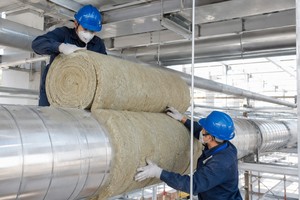 Laine de roche de qualité supérieure A1 en rouleau, <span class=keywords><strong>isolation</strong></span> <span class=keywords><strong>thermique</strong></span> et acoustique, <span class=keywords><strong>tapis</strong></span> en laine minérale ignifuge pour la construction - Product Image 2