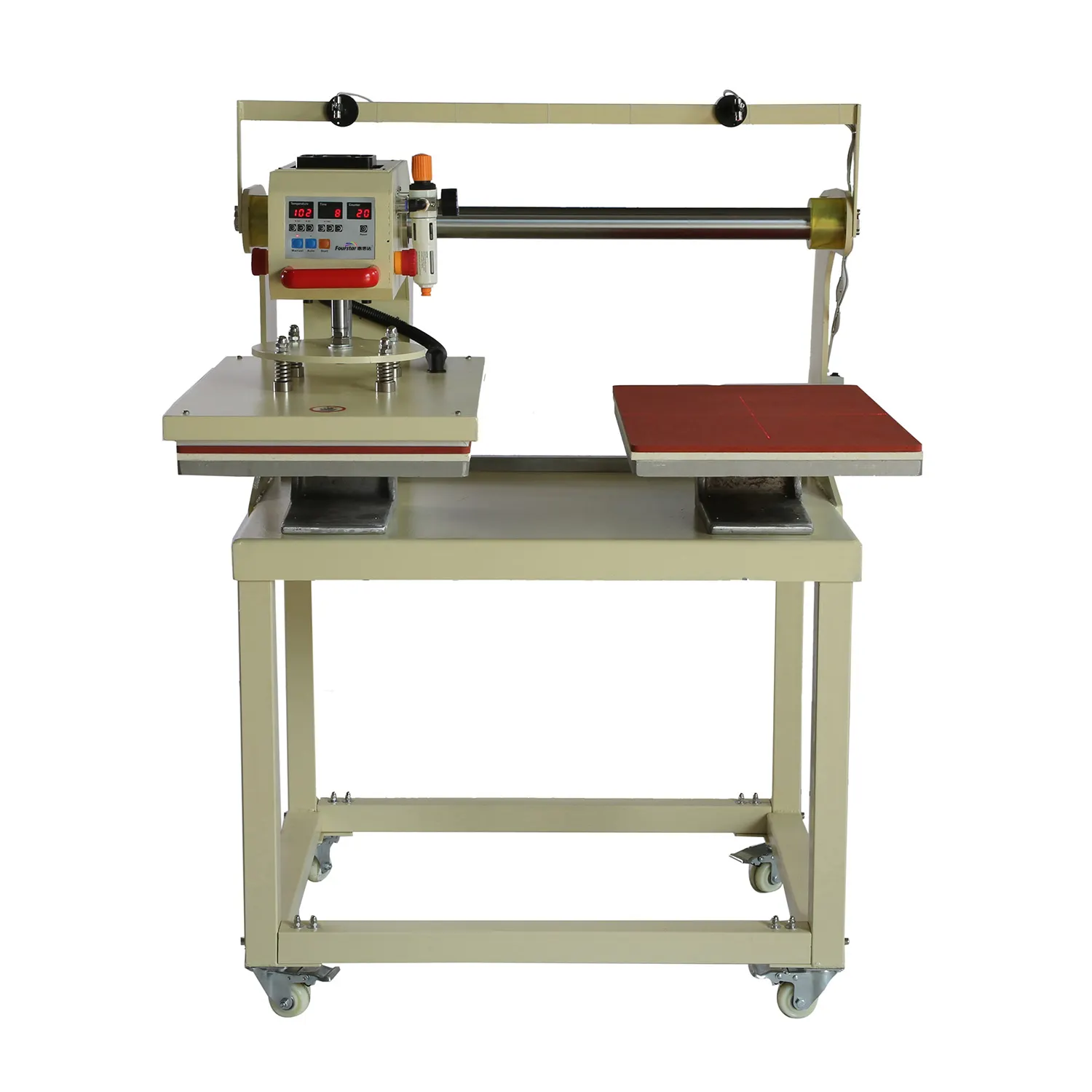 Fourstar 40x60cm 38*38cm Double platform Pneumatic Textile Heat Press Machine for DTF