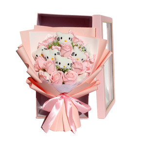Ramo de Jabón de Rosa Artificial, <span class=keywords><strong>Regalo</strong></span> de Cumpleaños para Parejas - Product Image 5