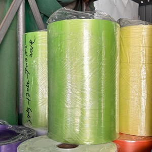 Wholesale Big Roll Eco-Friendly Plastic Jumbo <b>Ribbon</b> PP PE Plastic <b>Ribbon</b> Roll For Christmas Gift Box Flower Packing - Product Image 5