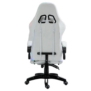 Barato Ddp blanco completo PU cuero ordenador Pc juego <span class=keywords><strong>silla</strong></span> <span class=keywords><strong>Silla</strong></span> Gamer LED Rgb carreras masaje <span class=keywords><strong>Silla</strong></span> <span class=keywords><strong>de</strong></span> juegos con luces y altavoces - Product Image 5