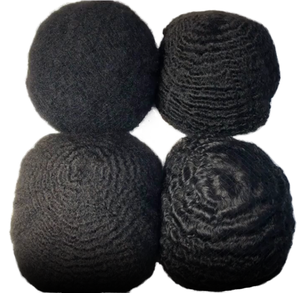 Prothèse capillaire respirante en dentelle française pour hommes, système capillaire humain bouclé afro crépu, avec fermeture en dentelle à ligne de <span class=keywords><strong>cheveux</strong></span> naturelle, <span class=keywords><strong>cheveux</strong></span> indiens Remy, densité 130% - Product Image 1