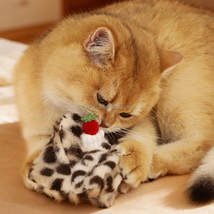 Mainan Hewan Peliharaan Lucu Bentuk Swiss Roll dari Bahan Plush Lembut untuk Anjing dan Kucing dengan Kertas Berkerut - Product Image 6