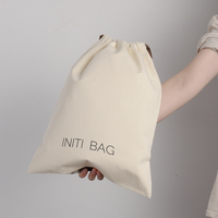 Sacs en mousseline à cordon de serrage en gros, personnalisables avec logo, pour emballage cadeau, pochettes à bijoux, sacs anti-poussière en toile de coton à cordon de serrage