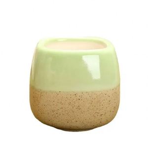 Wholesale Exquisite Small Round Ceramic Grow <b>Pot</b> for Home & Garden Decoration Portable Nursery Use Seedlings <b>Succulent</b> Plants - Product Image 4