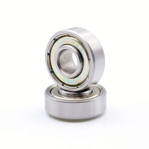 Carbon Steel Deep groove <b>Ball</b> Bearing With Extended Inner Ring 608 ZZ 8*22*9mm - Product Image 2
