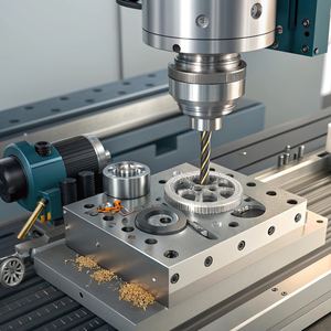 Pièces usinées CNC de haute précision en aluminium, acier inoxydable, laiton, titane, usinage sur mesure pour services d'usinage - Product Image 5