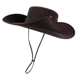 Chapeau de soleil à large bord imperméable pour la pêche, les voyages et les activités de plein air, chapeau bob durable, logo personnalisé pour les commandes en gros - Product Image 6