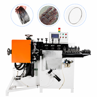 Máquina Automática de Formación de Anillos de Alambre de Acero Inoxidable, Máquina CNC para Fabricación de Anillos de Alambre con Sistema de Formación y Soldadura de Anillos