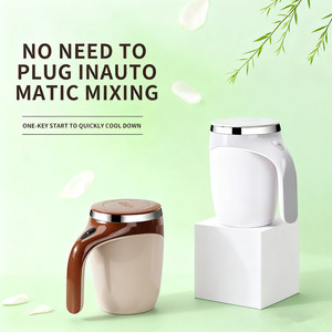 Custom Logo New Arrival Stainless Steel Coffee Mug Portable Automatic Self-Stirring Feature for Mixer Induction Cup - Product Image 2