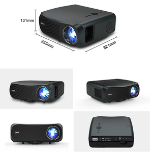 Máy Chiếu Full HD 1080P Máy Chiếu Rạp Chiếu Phim 4K 12500Lumens Máy Chiếu Android WiFi Răng Xanh Hd <span class=keywords><strong>VGA</strong></span> AV USB Kèm Quà Tặng - Product Image 4
