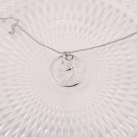 Collier Vague Océanique en Argent Sterling, Bijou Thème Océan, Collier Ras du Cou Plage Surf pour Femme, Cadeau
