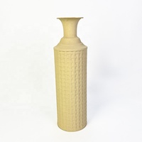 Vase de sol en métal écologique, décoratif, en fer, style nordique, finition mate, terracotta, pour la décoration intérieure, salon, mariage, vente en gros