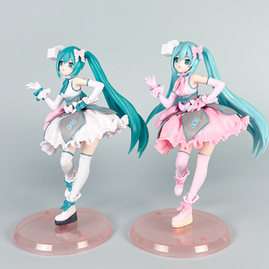 Figura de Manga de 21CM, Estatua de Star Candy <span class=keywords><strong>Cube</strong></span>, Versión de Pie Figura de PVC de Miku, Linda Figura de Anime para Niñas, Juguete de Regalo - Product Image 4