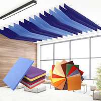 Panneaux acoustiques imprimés en Fiber de Polyester 100%, Non-tissé, Art PET, mur de plafond, prix d'usine