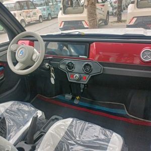 ราคาโรงงานโดยตรง คุณภาพสูง รถกระบะไฟฟ้าขนาดเล็กอเนกประสงค์ 4 ล้อ สำหรับบรรทุกผู้โดยสารและสินค้า พร้อมประตูสี่บาน ที่นั่งสี่ที่นั่ง - Product Image 6