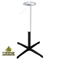 Pieds de table pivotants réglables noirs, base de table moderne en métal pour salle à manger, café, bureau, mobilier