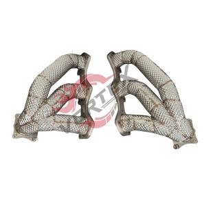 Échappement Catback VORTEX en acier inoxydable 304 à haut débit avec bouclier thermique et downpipe pour Porsche 992 2020-2025 - Product Image 2