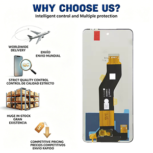 หน้าจอ LCD สำหรับ Tecno Spark Go1 Spark Go 2022 2023 2024 Pop 7 8 OEM หน้าจอสัมผัส<span class=keywords><strong>โทรศัพท์</strong></span>มือถือพร้อมการรับประกัน 1 ปี Pantalla - Product Image 2
