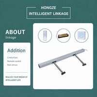 Hongze intégré Hall précision synchrone automatique Double chaîne ouvre-fenêtre auvent électrique double actionneur de fenêtre