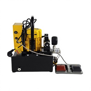Pompe hydraulique électrique alternative ENERPAC VHCP05055, réservoir d'huile de 5 L, moteur sans balais de 0,55 KW, 700 bars, unité de puissance hydraulique à deux étages - Product Image 1