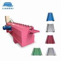 Machine de formage de rouleaux pour portes à enroulement Lian Nai, machine de fabrication de lames de volets roulants, équipement de formage de panneaux de porte en acier