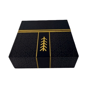 Delicado lujo elegante personalizado resistente artístico Offset impreso tapa Base caja de regalo con logotipo de estampado de hoja de oro - Product Image 5