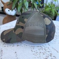 Cappellini da Baseball Mimetici all'Ingrosso, Personalizzabili con Logo, a 6 Pannelli, con Retro in Rete, per Caccia, Escursionismo, Pesca, con Cinturino Regolabile