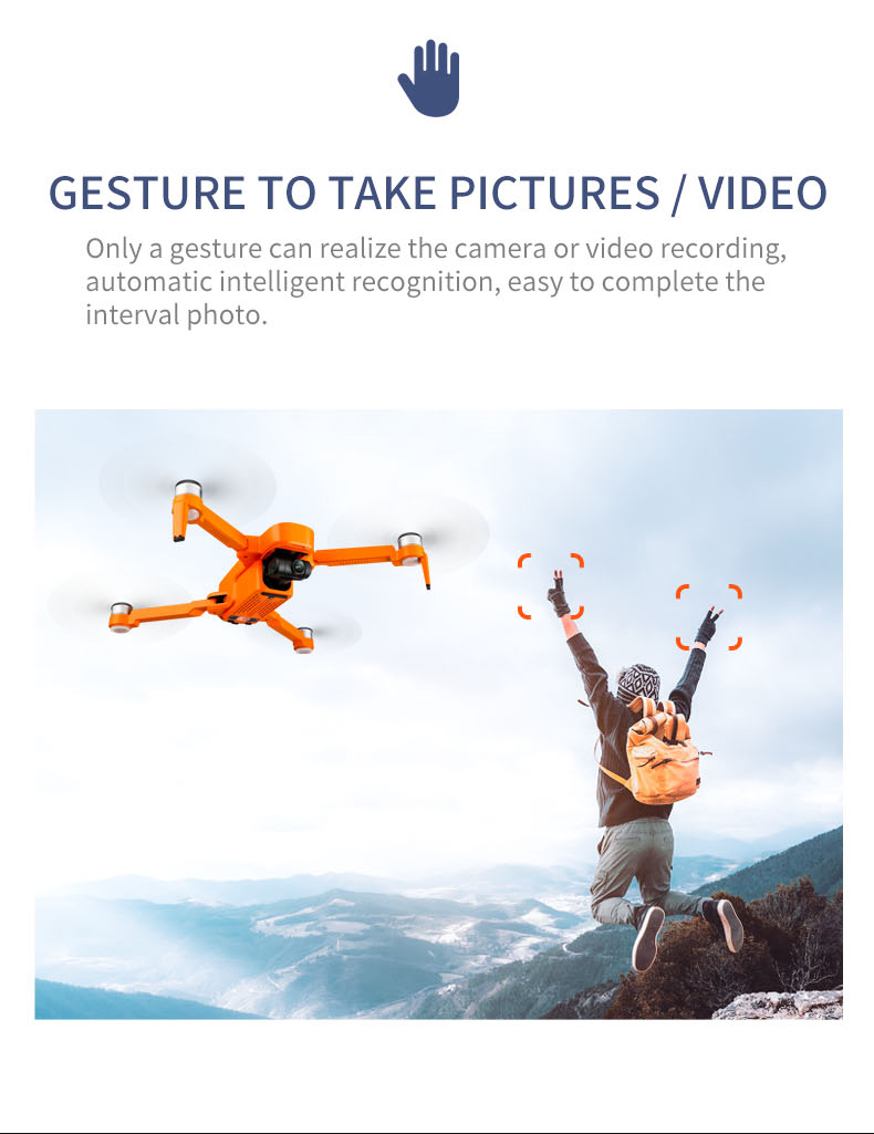 JJRC X17 drone, GESTURE TO TAKE PICTURES VIDEO Only a gesture can realize