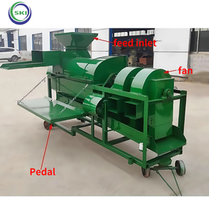 Machine à éplucher entièrement automatique pour le maïs domestique multi-batteuse à grande échelle, le soja, le sorgho, le colza, le millet et le riz - Product Image 4
