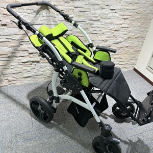Leichter, faltbarer, adaptiver Kinderrollstuhl mit 5-Punkt-Gurt, neigbarer Baby-Buggy, CP-Rollstuhl für Kinder - Product Image 4
