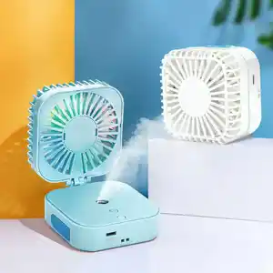 Draagbare Kleine Elektrische Vouwen Hany Fan Spray Cooling Water Luchtbevochtiger Mini Batterij Fan