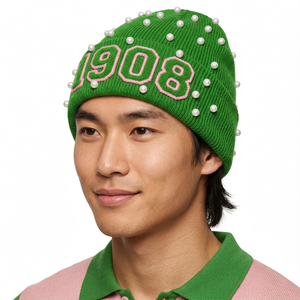 Gorro de Invierno Unisex para Niños, con Peluche Verde, Diseño de Espina de Pescado en Relieve, Casual, para Exteriores, de la Mejor Calidad - Product Image 3