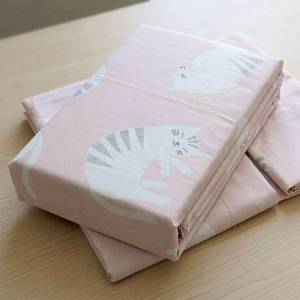 Fabrication OEM, drap-housse en lyocell Cartoon Cat 40s, literie pour enfants, doux pour la peau, pour la maison, chambre à coucher - Product Image 2