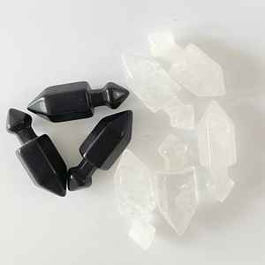 Collier pendentif hexagonal en cristal de quartz 100% naturel, collier en agate, pierres de guérison en cristal, bijoux en pierres précieuses pour femmes - Product Image 4