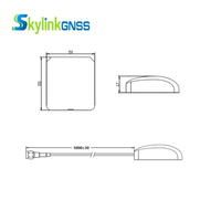 Antena GNSS de Frecuencia Única para Vehículos Dual-star TTDH-GBL10-01, Antena Receptora de Navegación GPS BDS Impermeable para Automóvil