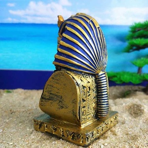 Estatua de resina del faraón egipcio pintada a mano, decoración del hogar, regalos, figuritas - Product Image 2