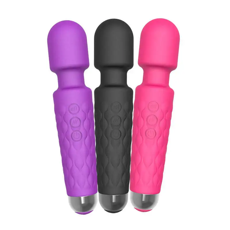 Mini Persoonlijke Draagbare Av Toverstaf Oplaadbare Handheld Lichaamsmassageapparaat Vibrator Elektrische Massagestick