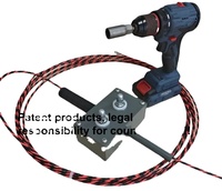 SHUOQI SQTOOLS Tire-fil électrique en acier, machine portable de tirage de câbles, ruban de tirage pour installation de conduites RoHS/ISO